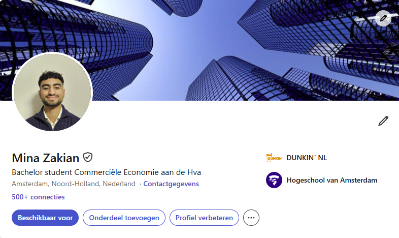 LinkedIn banner